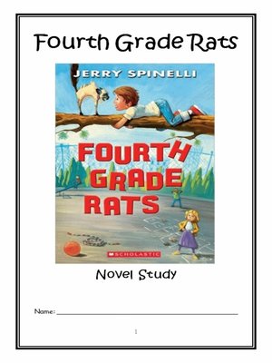 cover image of Fourth Grade Rats (Jerry Spinelli) Novel Study / Reading Comprehension Journal